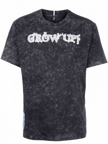 Grow Up Distressed-effect T-shirt