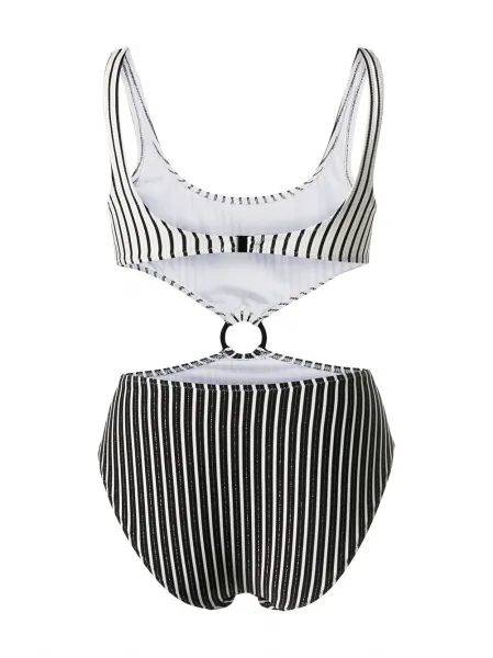 The Bailey Cut-out Stripe Swimsuit