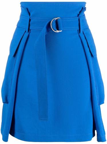 paperbag-waist mini skirt