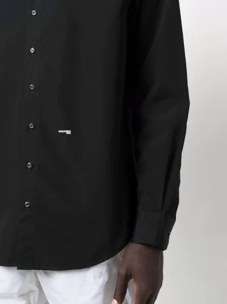 logo-print long-sleeve shirt
