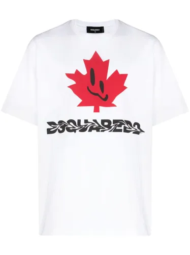 Maple Leaf-print T-shirt