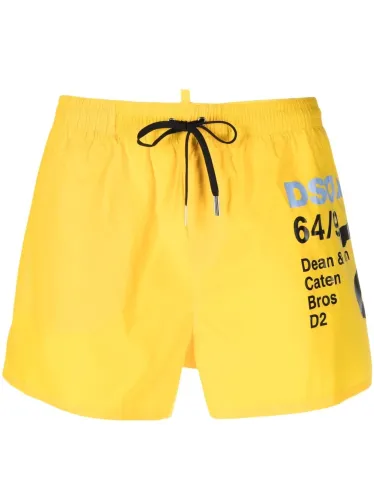 logo-print swimming shorts