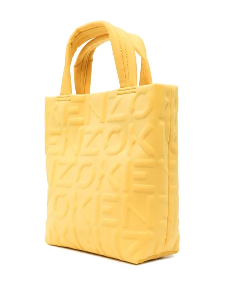  debossed-logo beach bag