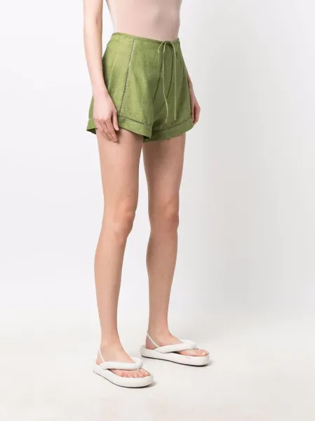 drawstring mini shorts