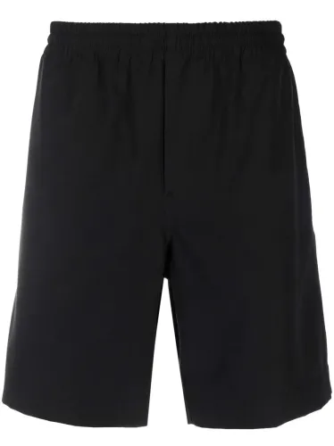 elasticated waistband track shorts