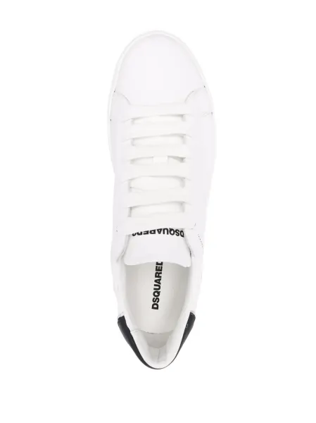 logo-print lace-up sneakers