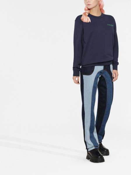 Poppy-print cotton sweatshirt