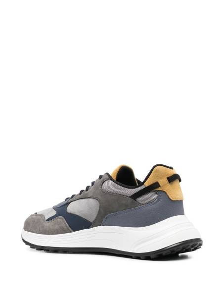 suede panelled sneakers