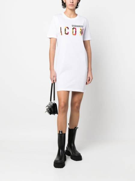 Icon Sunset Palm T-shirt dress