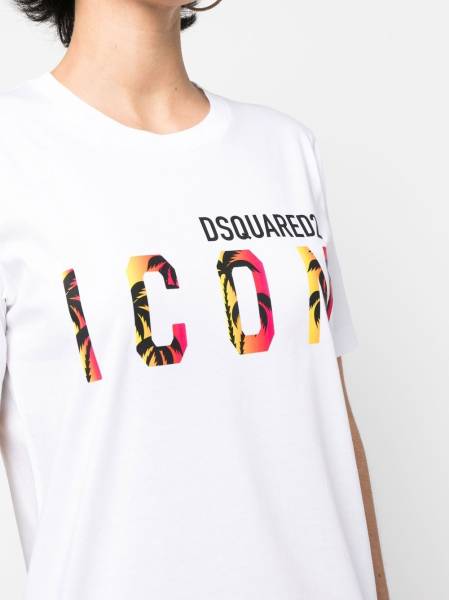 Icon Sunset Palm T-shirt dress