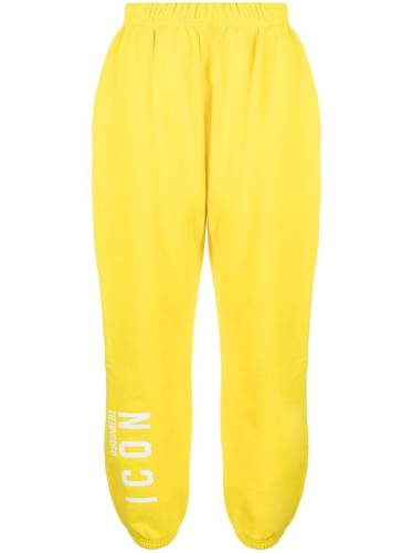 Icon logo-print jersey track pants