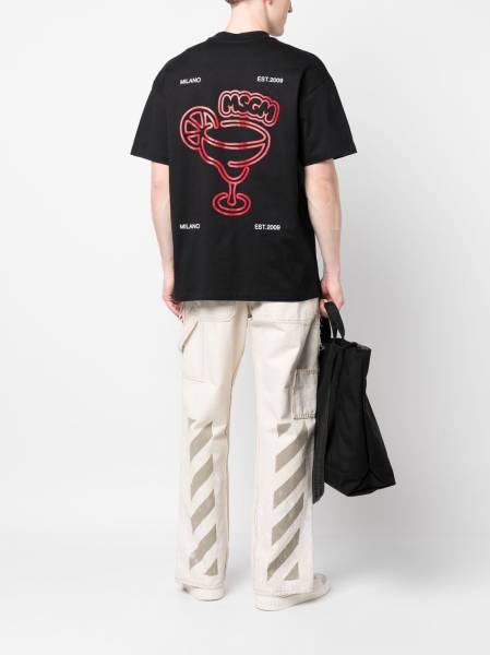 graphic-print cotton T-shirt