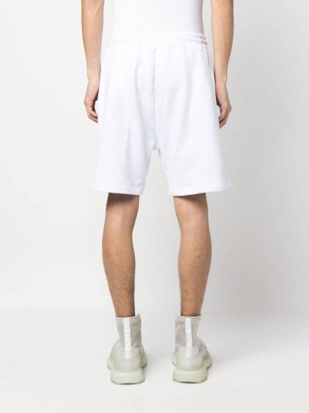 logo-print cotton shorts