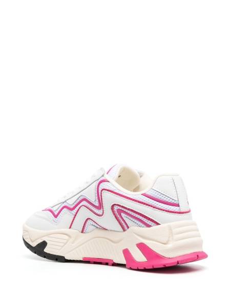 panelled low-top sneakers