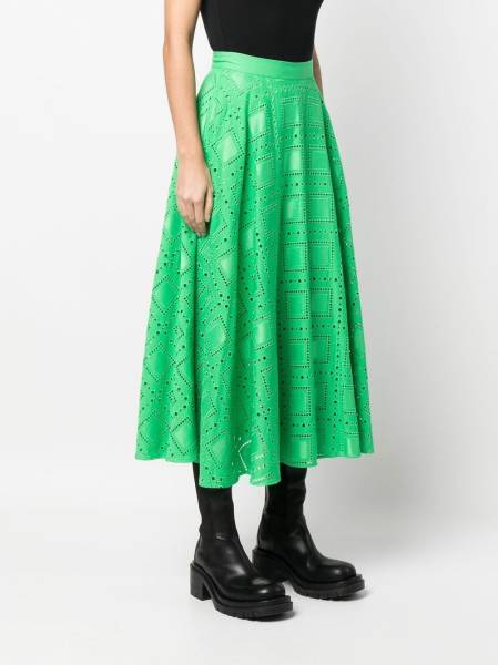 cut out-detail maxi skirt