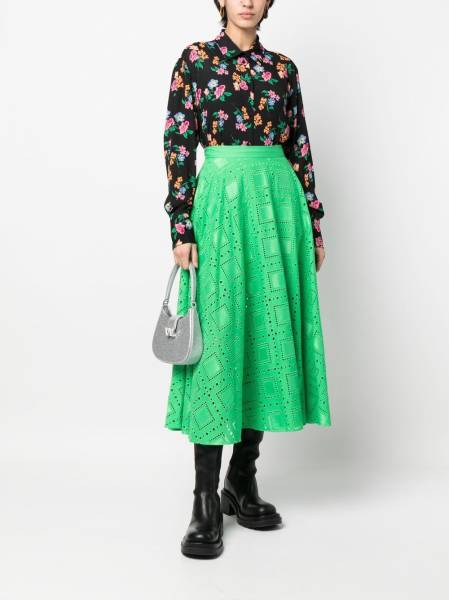 cut out-detail maxi skirt