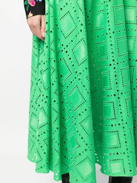 cut out-detail maxi skirt