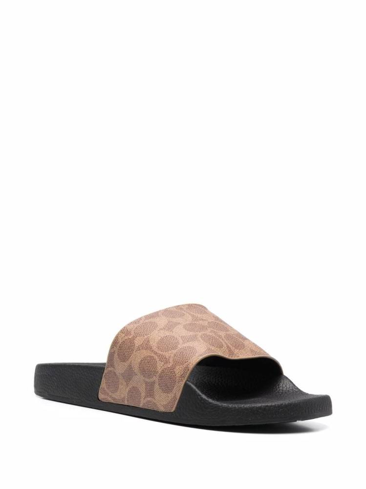 logo slip-on slides