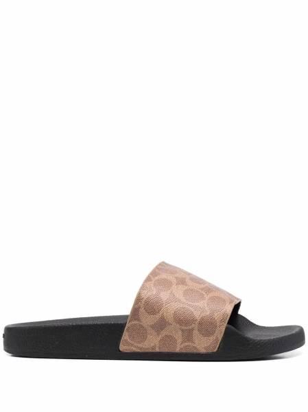 logo slip-on slides