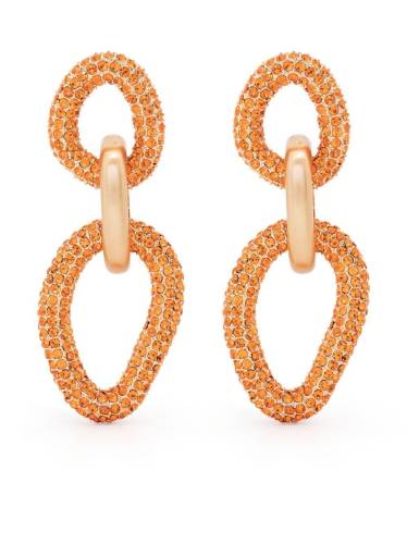 crystal-embellished drop earrings