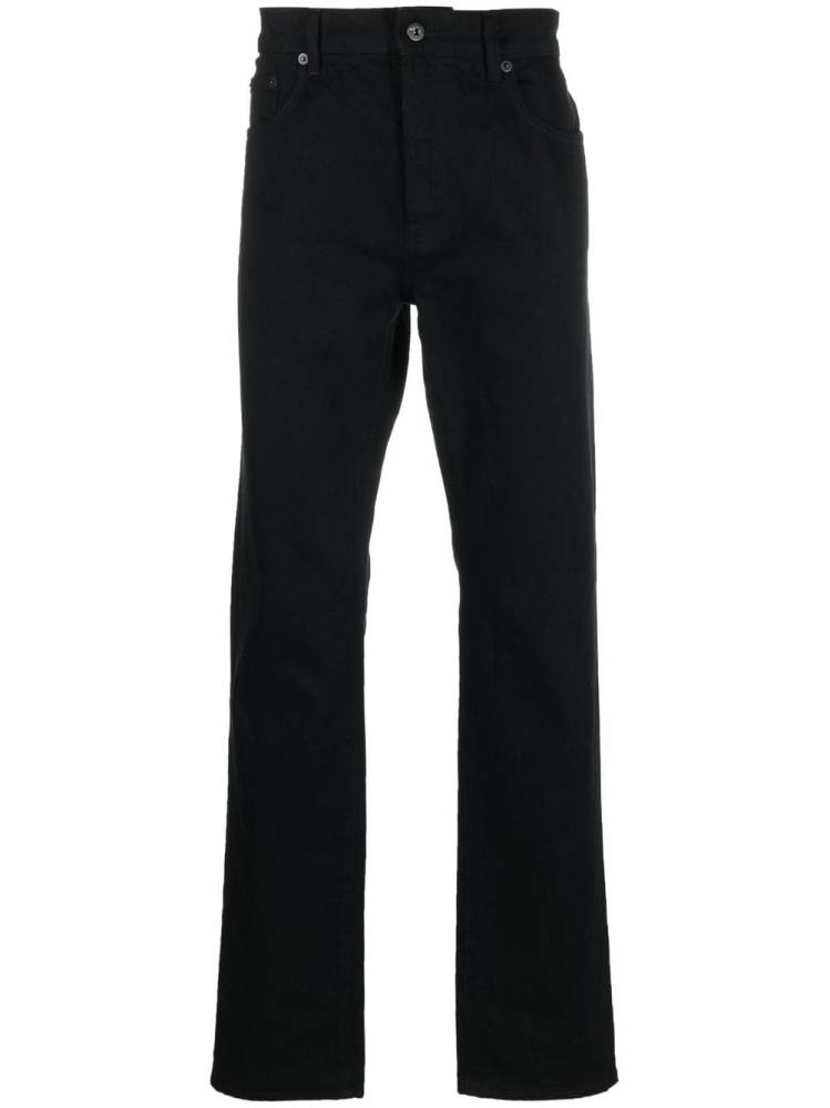logo-patch denim jeans
