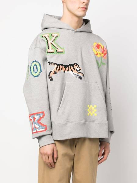 Kenzo Pixel oversized hoodie