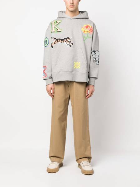 Kenzo Pixel oversized hoodie
