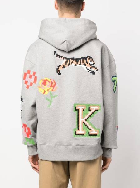 Kenzo Pixel oversized hoodie