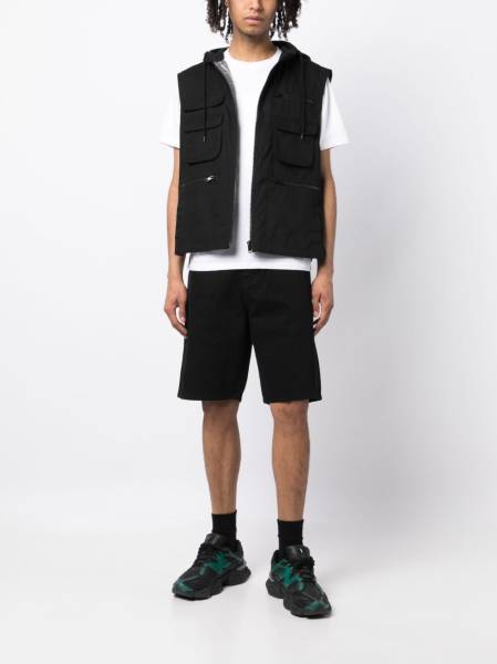 logo-patch Bermuda shorts