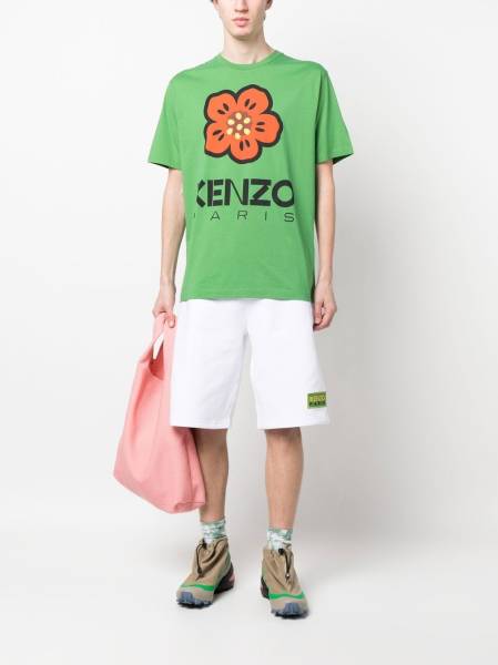 logo-patch detail shorts
