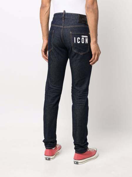 Icon-logo straight-leg jeans