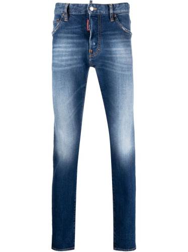 slim-cut five-pocket jeans