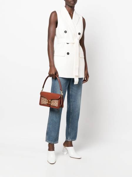 Signature monogram shoulder bag