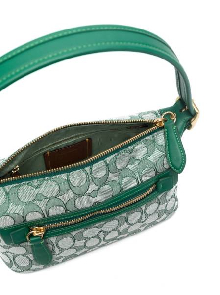 monogram jacquard shoulder bag