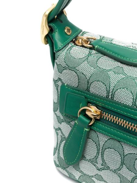 monogram jacquard shoulder bag