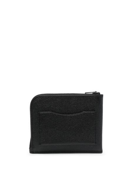 Coach tonal-logo grained-leather wallet