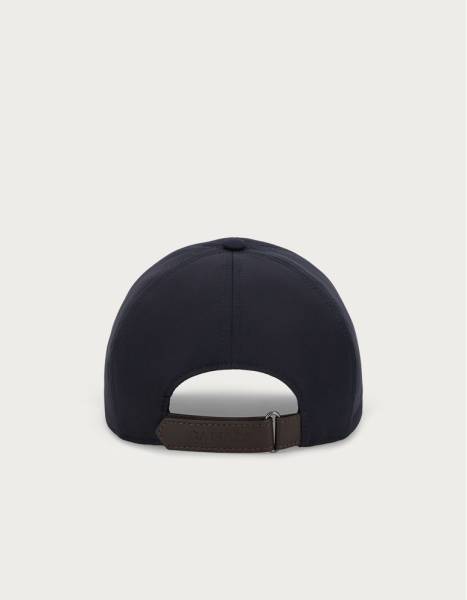 Baseball cap in blue nylon