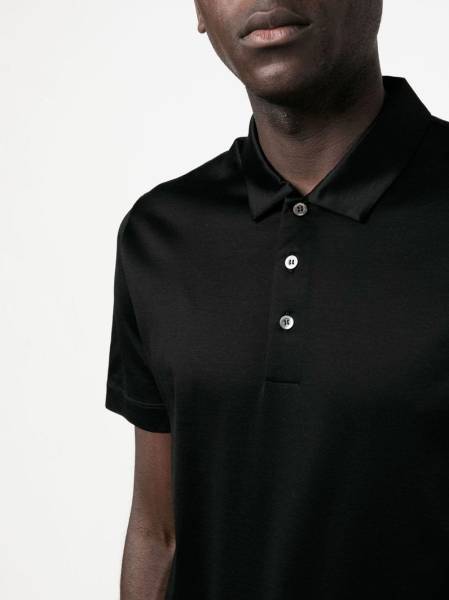 Knitted polo shirt