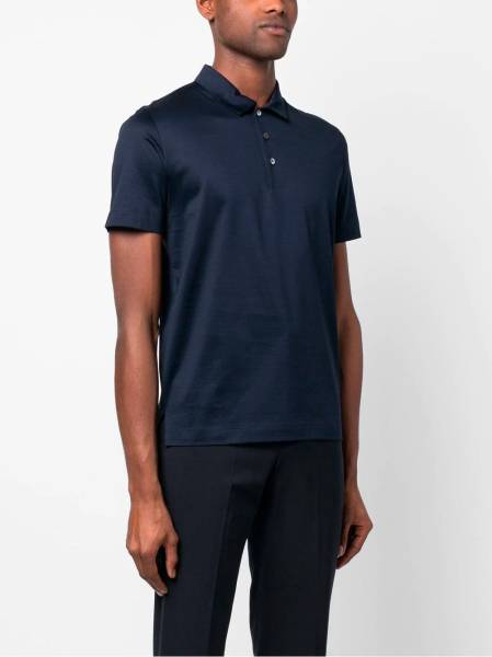 Knitted polo shirt