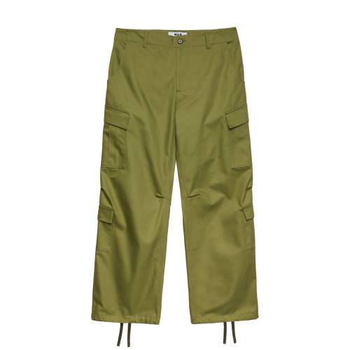 MSGM Drawstring Ankles Cargo Trousers