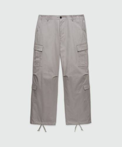 MSGM Gabardine Cotton Cargo Pants