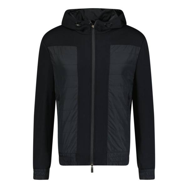 Black Edition Tonal Hooded Hi-Tech Jacket