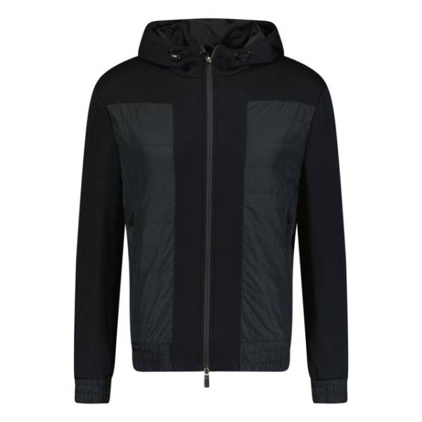 Black Edition Tonal Hooded Hi-Tech Jacket