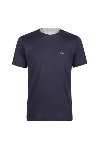 Eleventy Crew Neck Cotton Jersey T-Shirt