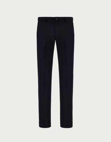 Blue trousers with darts in Impeccabile wool