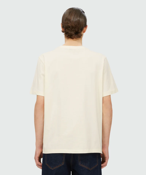 MSGM Jersey T-Shirt with Micro Logo Print