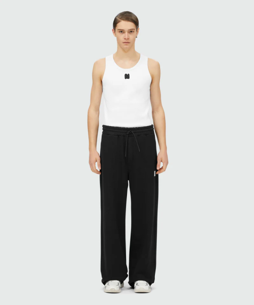 MSGM Jersey Jogging Pants with The Mwave Patch