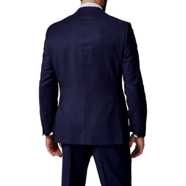 CANALI NAVY FLAT WEAVE SUIT