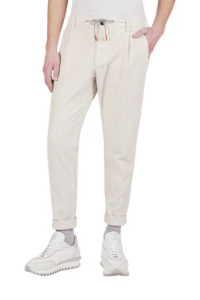 Eleventy Stretch Cotton Trousers