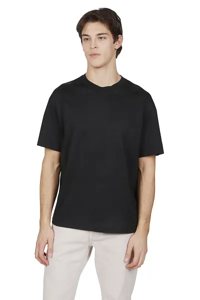 Eleventy Crew Neck Cotton Jersey T-Shirt